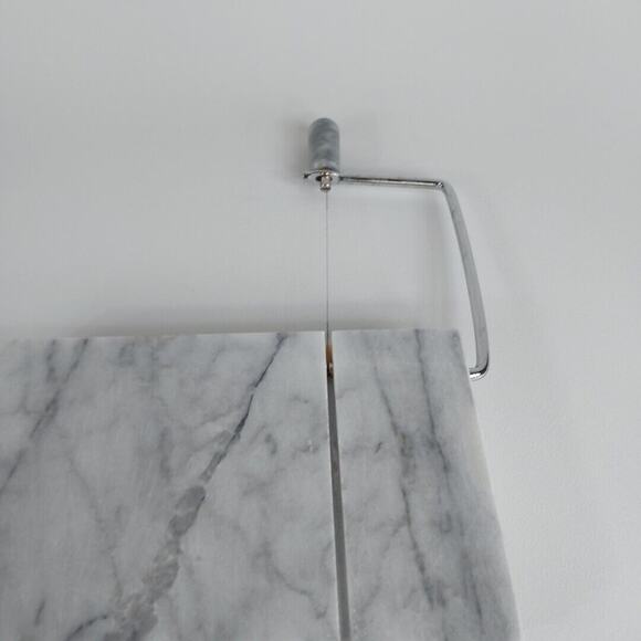 Marble Cheese Slicer Cutting Board Steel Wire 8" x 5" With Extra Cutting‎ Wires - Picture 2 of 6